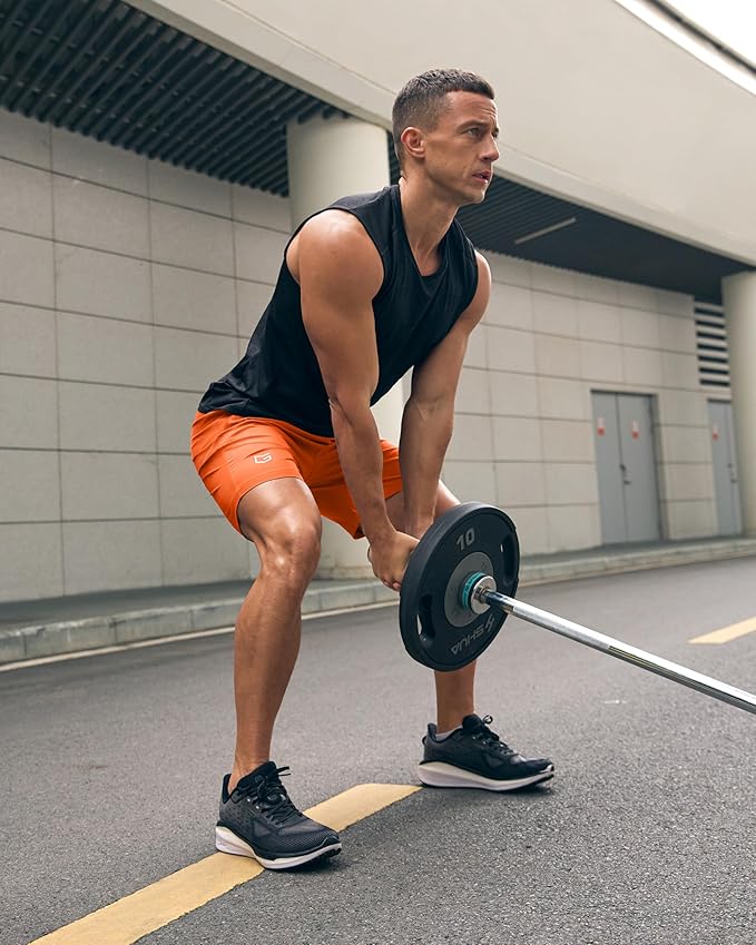 G Gradual Men's Athletic Running Shorts with Zipper Pockets Quick Dry 7"/ 5"/ 9" Workout Gym Shorts for Basketball Hiking