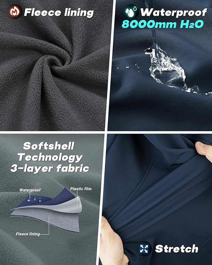 Outdoor Ventures Women's Hooded Lightweight Softshell Vest, Windproof Fleece Lined Sleeveless Jacket for Golf Running Travel