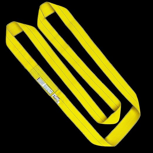 LIFTEX® - Trusted Since 1955 | 4" x 8', 1-Ply Endless Polyester Lifting Sling (V:11500; C:9200; B:23000) | Lifting Rigging Moving Towing Hoisting