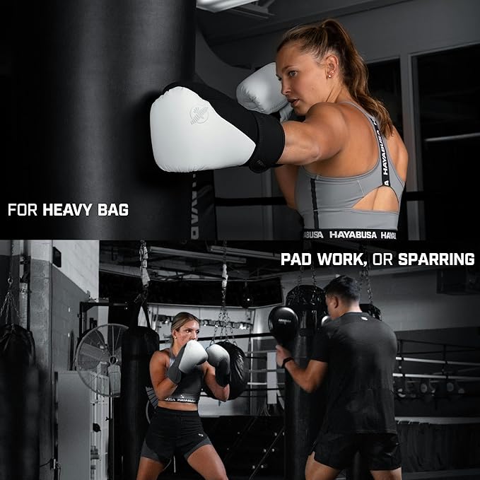 Hayabusa T360 Boxing Gloves – Revolutionary Hand Ergonomics | Empowering Wrist Support | Single or Dual Strap Closure | Training, Sparring, Heavy Bag - 10 oz 12 oz 14 oz 16 oz 18 oz