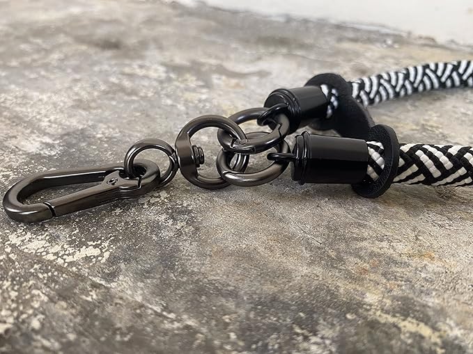 Phone Lanyard Wrist Strap Phone Strap Wrist Lanyard for Cell Phone Around the Hand with Lanyard Patch (Black/White)