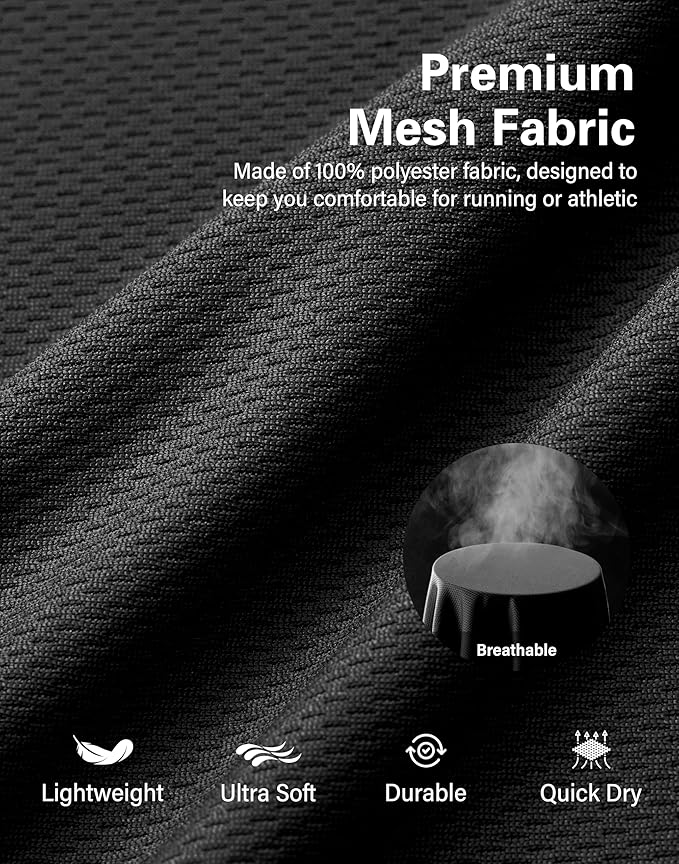 G Gradual Men's Athletic Workout Shorts with Pockets 5"/7"/9" Lightweight Quick Dry Gym Basketball Running Shorts for Men