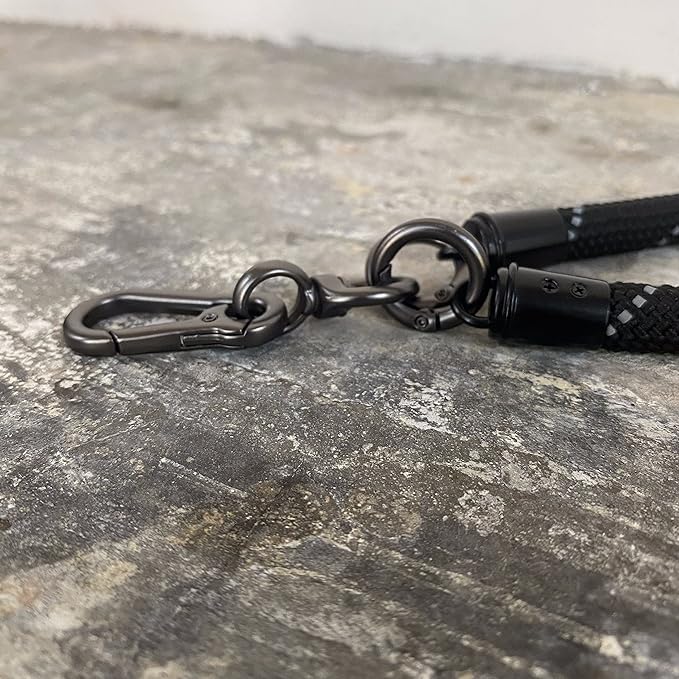 Phone Lanyard Wrist Strap Phone Strap Wrist Lanyard for Cell Phone Around the Hand with Lanyard Patch (Black Reflective)