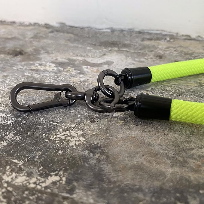 Phone Lanyard Wrist Strap Phone Strap Wrist Lanyard for Cell Phone Around the Hand with Lanyard Patch (Fluorescent Yellow)