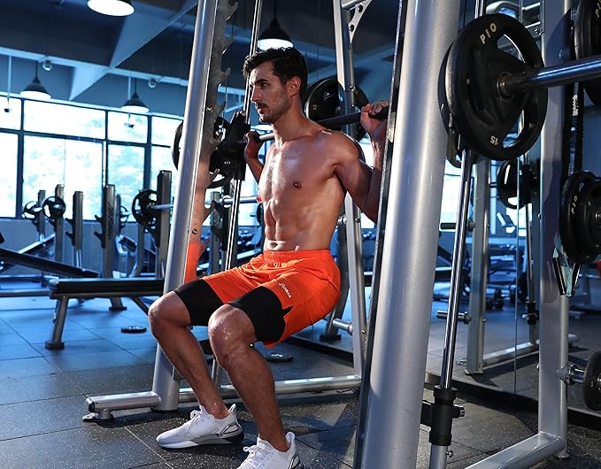 Pudolla Men’s 2 in 1 Running Shorts 5" Quick Dry Gym Athletic Workout Shorts for Men with Phone Pockets