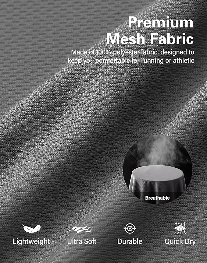 G Gradual Men's Athletic Workout Shorts with Pockets 5"/7"/9" Lightweight Quick Dry Gym Basketball Running Shorts for Men