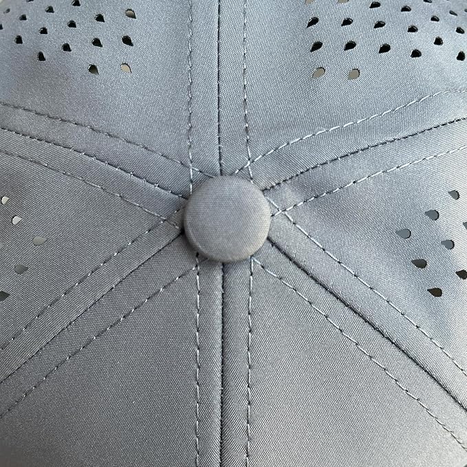 Quick Dry Baseball Cap Laser Cut Mesh Snapback Hats for Men & Women