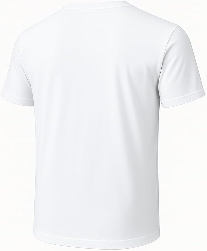 6-Pack Bulk Men’s T-Shirts – Soft Pre-Shrunk Premium Cotton, Short Sleeves, Reinforced Collar, Crew Neck, Casual Fit