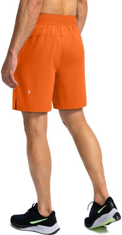 Men's Running Shorts with Zipper Pockets 9 Inch/ 7 Inch / 5 Inch Lightweight Quick Dry Gym Workout Athletic Shorts for Men