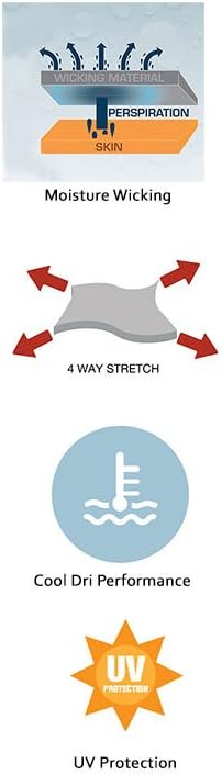 Men's Long Sleeve Moisture Wicking Athletic Shirts, Dry Fit Long Sleeve UV Protection Shirts Men for Workout, Running, Hiking