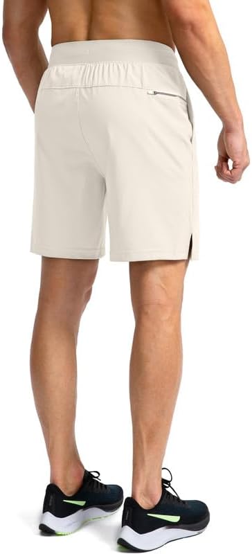 Men's Running Shorts with Zipper Pockets 9 Inch/ 7 Inch / 5 Inch Lightweight Quick Dry Gym Workout Athletic Shorts for Men
