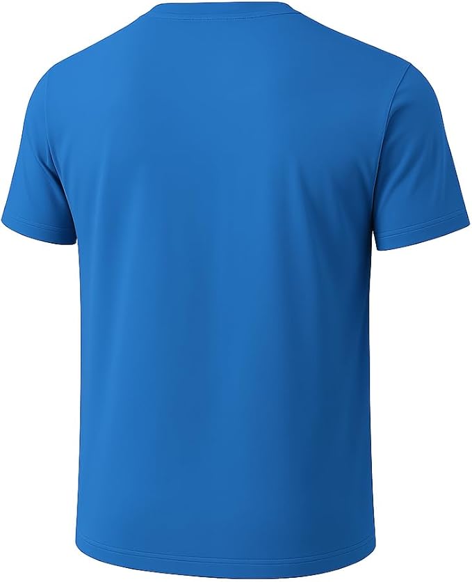 6-Pack Bulk Men’s T-Shirts – Soft Pre-Shrunk Premium Cotton, Short Sleeves, Reinforced Collar, Crew Neck, Casual Fit