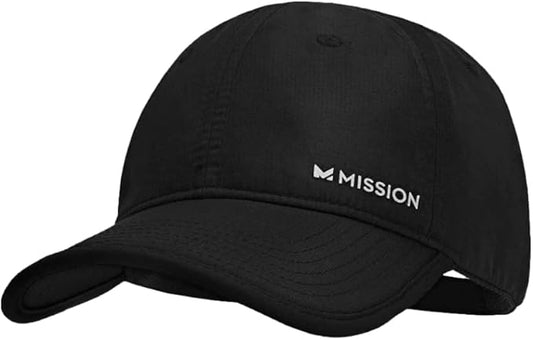 MISSION Cooling UPF Performance Hat - Unisex One Size Cap for Workouts, Golf & Running - Sweat & Water Activated Technology