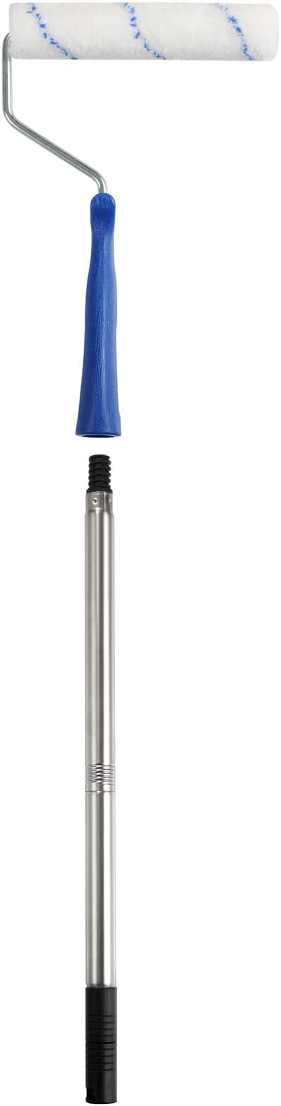 Foam Paint Roller, 6-inch Paint Roller Tray Set Includes Microfiber Roller Covers, Foam Roller Refills, High-Density Sponge Rollers for Painting Walls, Cabinet Brings Finest Finishes(9 Piece)