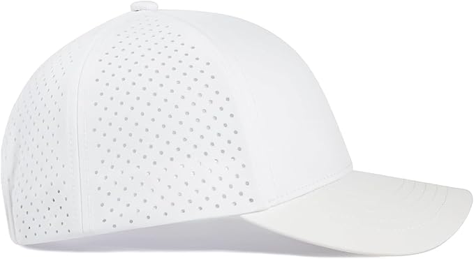 Quick Dry Baseball Cap Laser Cut Mesh Snapback Hats for Men & Women