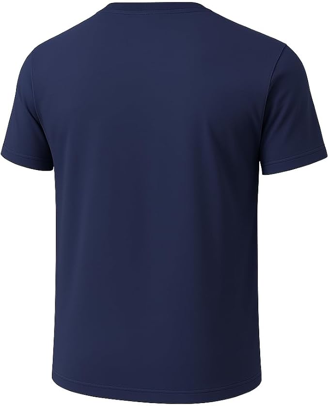 6-Pack Bulk Men’s T-Shirts – Soft Pre-Shrunk Premium Cotton, Short Sleeves, Reinforced Collar, Crew Neck, Casual Fit