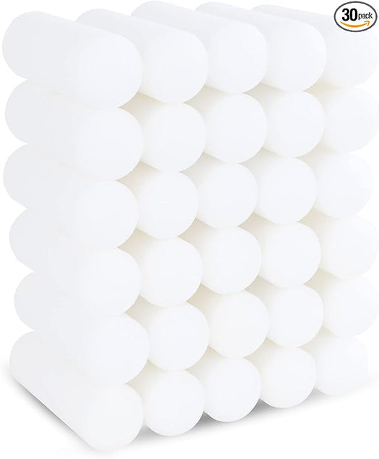 Mister Rui Foam Paint Roller, 30 Pack, 4 Inch Small Paint Roller, High Density Foam, Double Rounded Design Mini Paint Roller, for Home Painting and Decorating