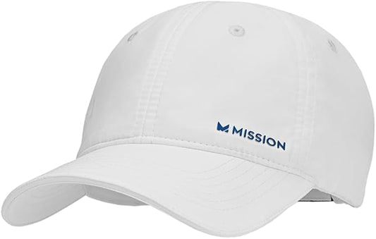 MISSION Cooling UPF Performance Hat - Unisex One Size Cap for Workouts, Golf & Running - Sweat & Water Activated Technology