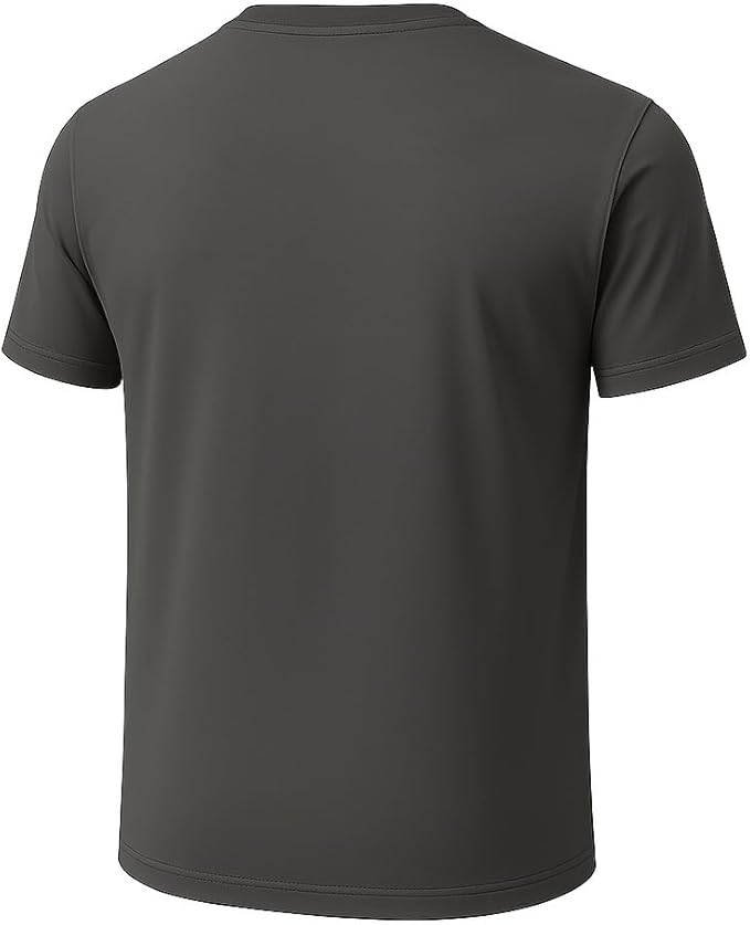 6-Pack Bulk Men’s T-Shirts – Soft Pre-Shrunk Premium Cotton, Short Sleeves, Reinforced Collar, Crew Neck, Casual Fit