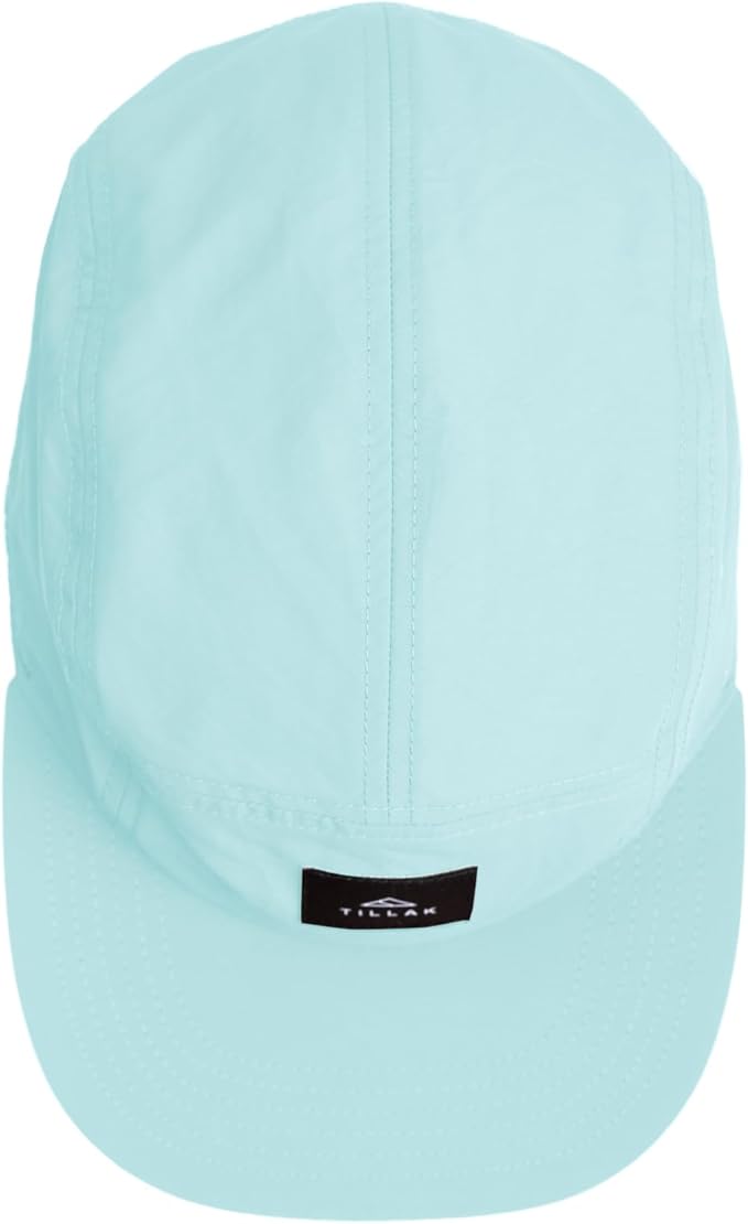Tillak Wallowa Camp Hat, Lightweight Nylon 5 Panel Cap with Snap Closure