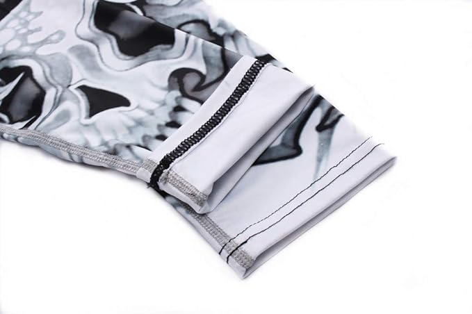 Men's Soft Fit Long Sleeve Workout Rashguard Cool Dry Compression Fitness Shirt