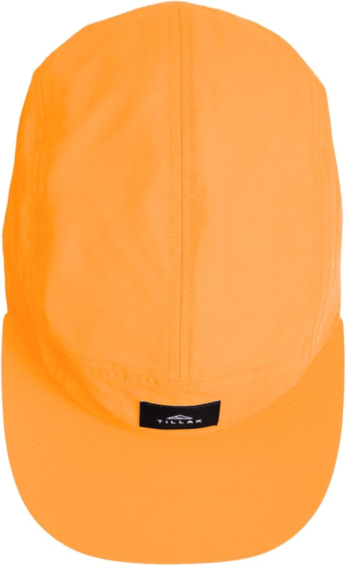 Tillak Wallowa Camp Hat, Lightweight Nylon 5 Panel Cap with Snap Closure