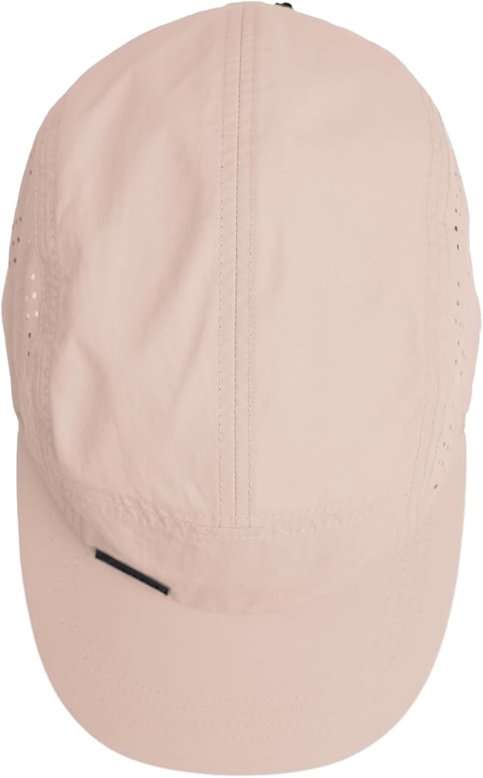 Tillak Vista Hat, Lightweight Nylon 5 Panel Cap with Snap Closure and Laser-Cut Ventilation