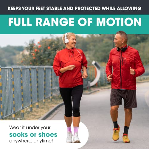 Modvel Foot & Ankle Brace Socks for Sprained Ankle Compression Sleeve - Foot Support for Women & Men - Tendonitis & Arthritis Ankle Brace Sports Running, Torn Ligaments & Women Stabilizing Ankle Wrap