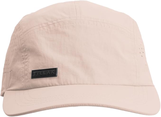 Tillak Vista Hat, Lightweight Nylon 5 Panel Cap with Snap Closure and Laser-Cut Ventilation