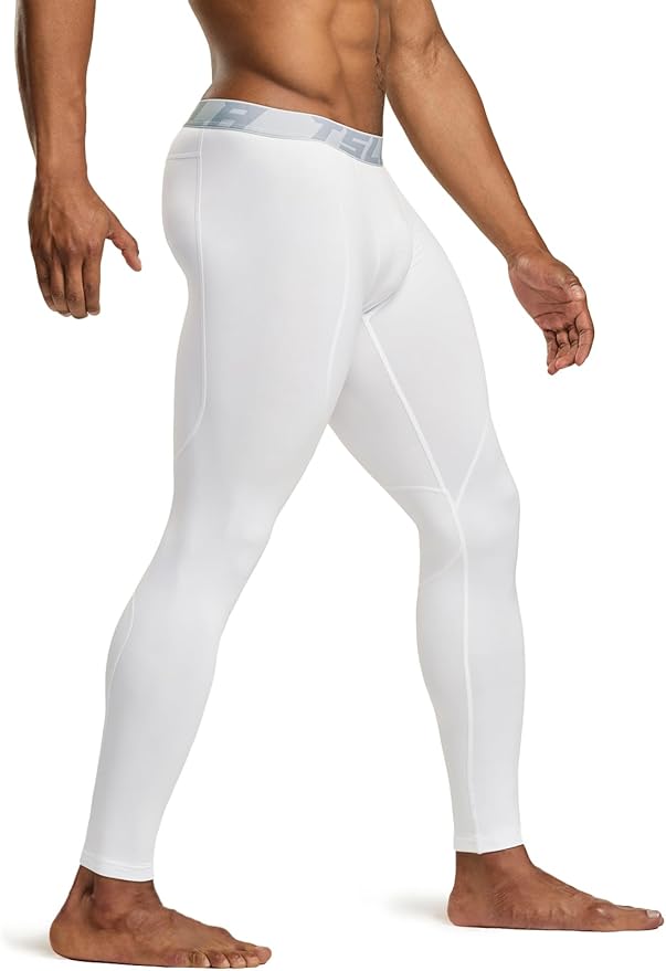 TSLA Men's Thermal Compression Pants, Athletic Sports Leggings & Running Tights, Wintergear Base Layer Bottoms