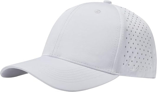 UPF 50+ Performance Water Resistant Baseball Cap Lightweight Breathable Hat Golf Running Boat Hiking for Men Women