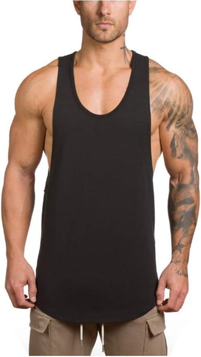 Muscle Killer Men's Muscle Gym Workout Stringer Tank Tops Bodybuilding Fitness T-Shirts 1/2/3 Pack