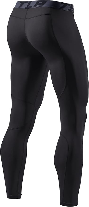 TSLA Men's Thermal Compression Pants, Athletic Sports Leggings & Running Tights, Wintergear Base Layer Bottoms