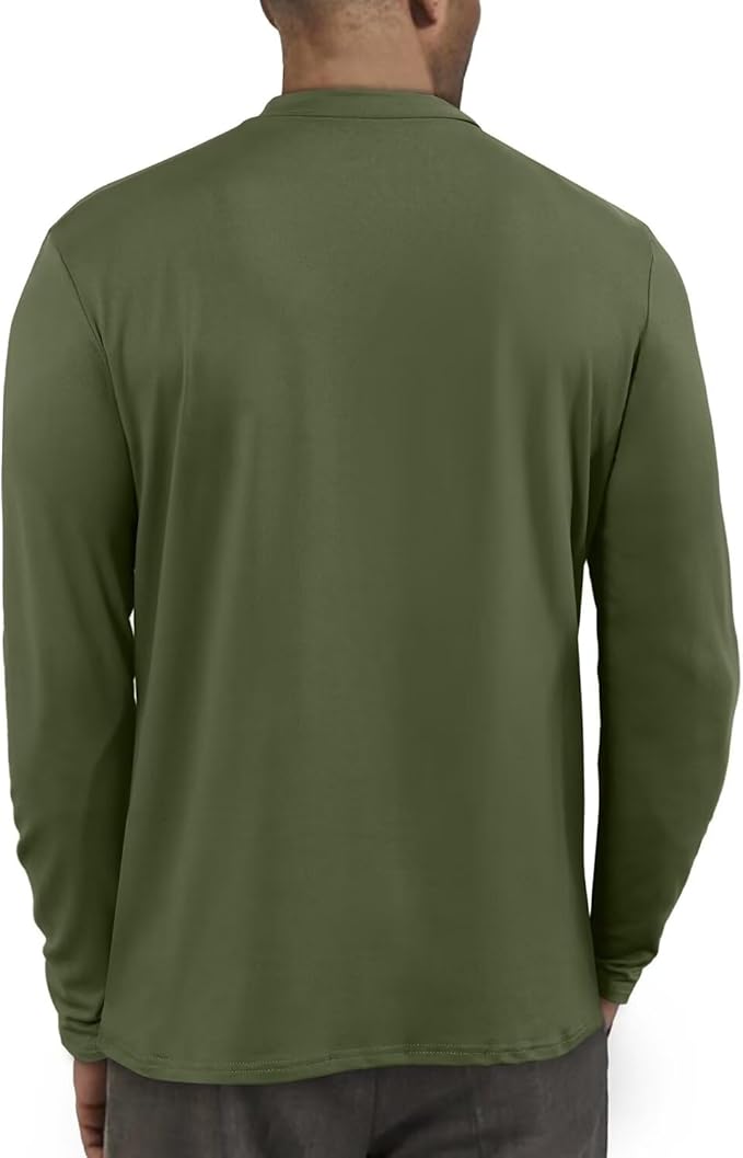 Men's Fashion Shirts Long Sleeve Mock Turtleneck T-Shirts Casual Thermal Undershirt Tops