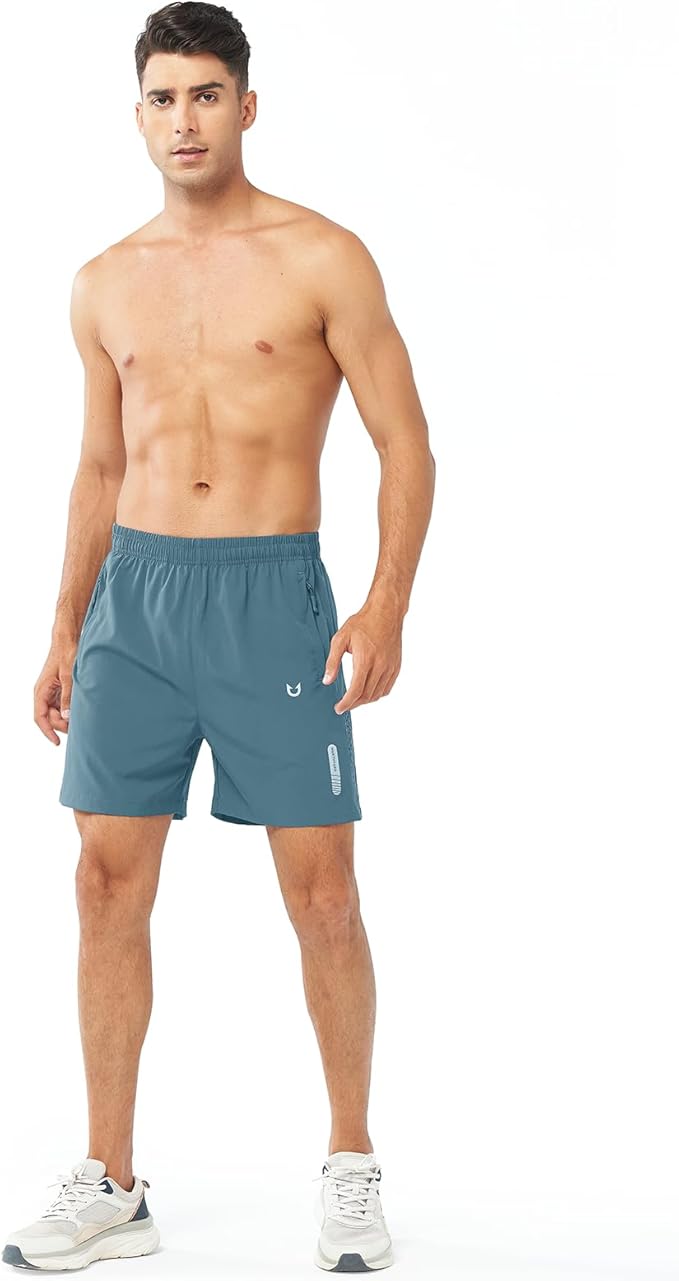 NORTHYARD Men's Athletic Running Shorts Quick Dry Workout Shorts 7"/ 5"/ 9" Lightweight Sports Gym Basketball Tennis Hiking