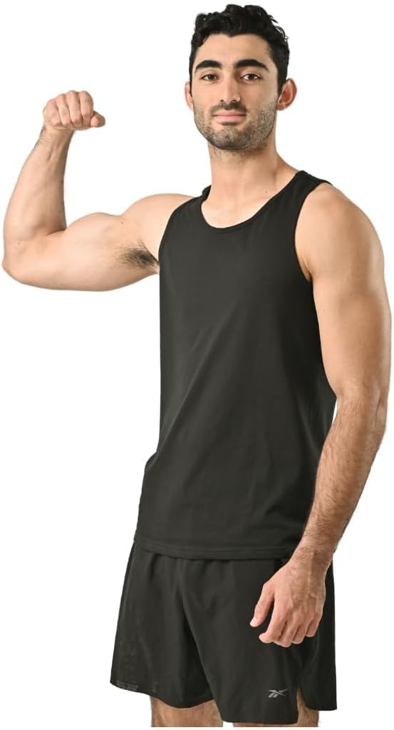 POFF Men’s Tank Top 3-Pack – Sleeveless Shirts for Gym & Workout, 100% Cotton Muscle Fit, Breathable Athletic Wear