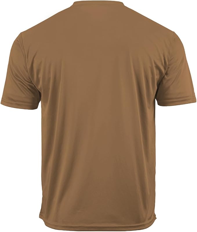 DRIEQUIP Men's Big & Tall Short Sleeve Moisture Wicking Athletic T-Shirts