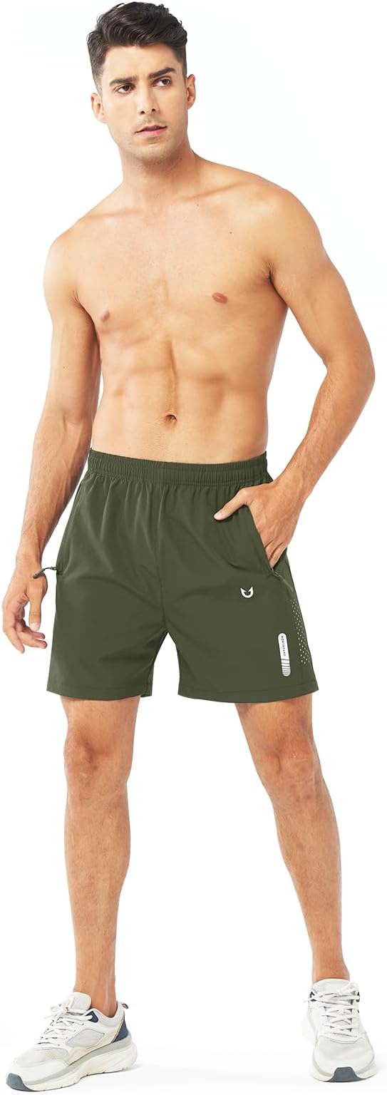 NORTHYARD Men's Athletic Running Shorts Quick Dry Workout Shorts 7"/ 5"/ 9" Lightweight Sports Gym Basketball Tennis Hiking