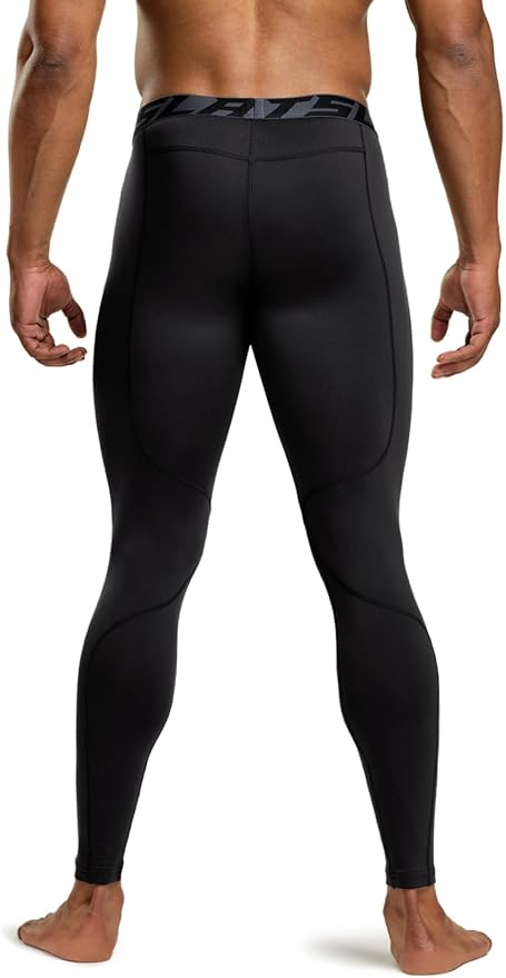 TSLA Men's Thermal Compression Pants, Athletic Sports Leggings & Running Tights, Wintergear Base Layer Bottoms