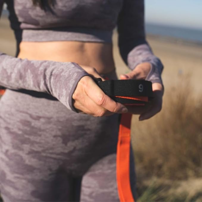 Tiger Tail The Stretchy Tiger 80” - Stretch/Yoga Strap with 10 Numbered Loops for Yoga, Physical Therapy, Pilates, & Exercise, Stretching Strap with Loop