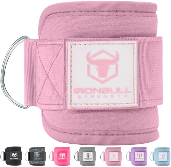 Women's Ankle Strap for Cable Machines & Resistance Bands: Gym & Home Workout Cuff Attachment for Leg Extensions, Kickbacks, Hip Abductors - Booty Exercises