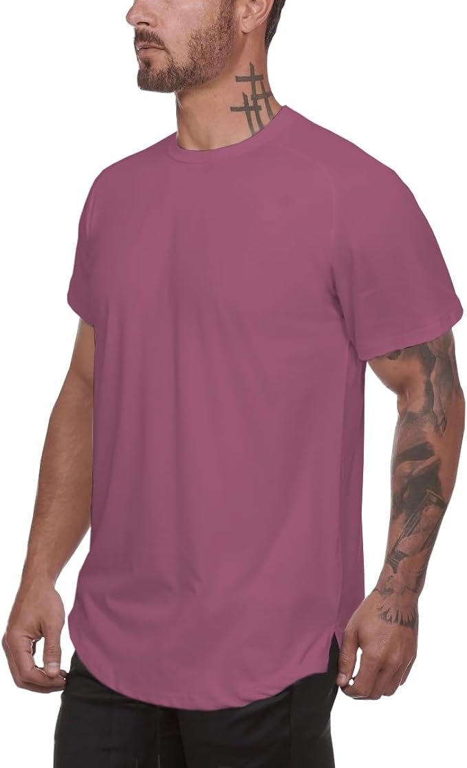 Muscle Killer Men's Gym Workout Bodybuilding Fitness Active Athletic T-Shirts Workout Casual Tee 1/3 Pack