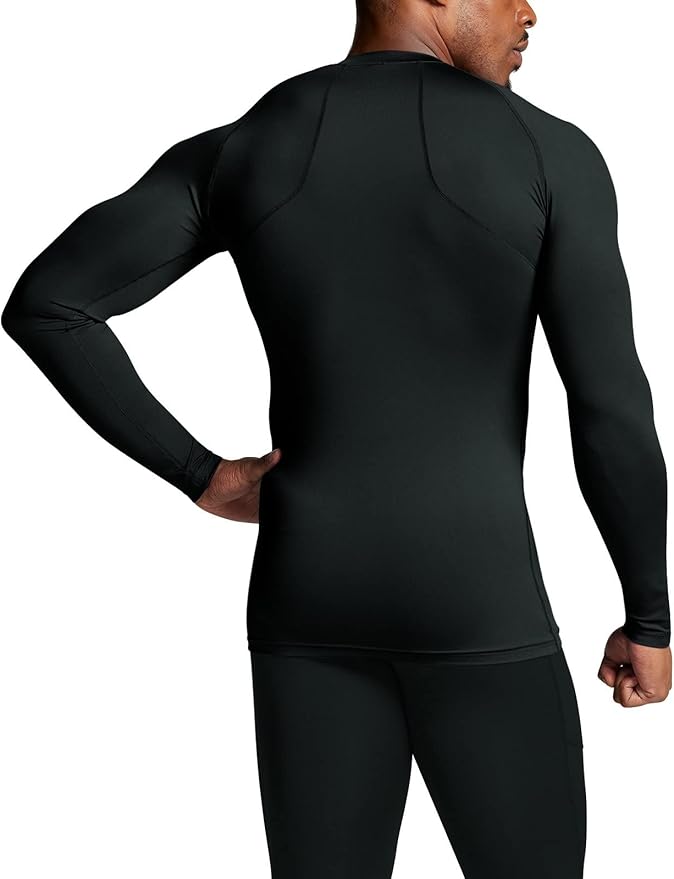 ATHLIO Men's UPF 50+ Long Sleeve Compression Shirts, Water Sports Rash Guard Base Layer, Athletic Workout Shirt