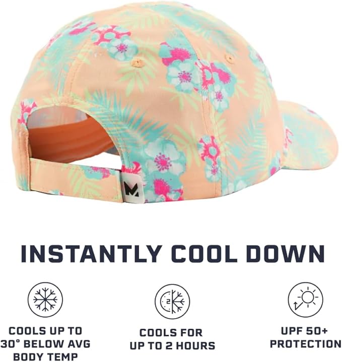 MISSION Cooling UPF Performance Hat - Unisex One Size Cap for Workouts, Golf & Running - Sweat & Water Activated Technology