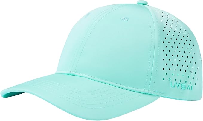 UPF 50+ Performance Water Resistant Baseball Cap Lightweight Breathable Hat Golf Running Boat Hiking for Men Women