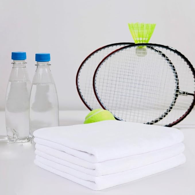 SINLAND Microfiber Gym Towels Sports Fitness Workout Sweat Towel Super Soft and Absorbent 3 Pack 16 Inch X 32 Inch