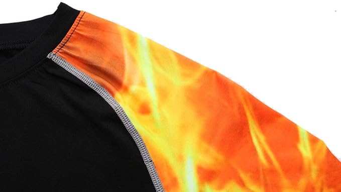 Men's Soft Fit Long Sleeve Workout Rashguard Cool Dry Compression Fitness Shirt