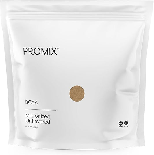 ProMix Nutrition BCAA Powder - Unflavored - Plant-Based Branched Chain Amino Acids - Sugar Free, Gluten Free, No Artificial Flavors - 180 Servings (Pack of 1)