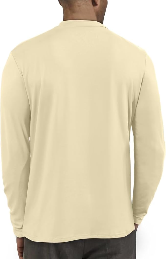 Men's Fashion Shirts Long Sleeve Mock Turtleneck T-Shirts Casual Thermal Undershirt Tops