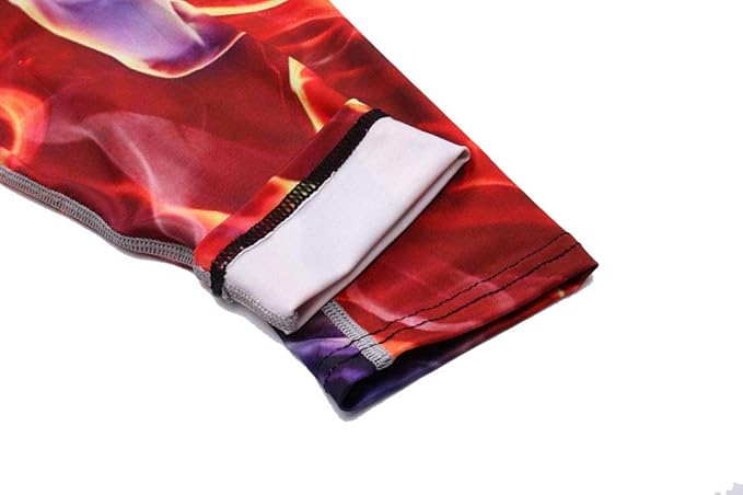 Men's Soft Fit Long Sleeve Workout Rashguard Cool Dry Compression Fitness Shirt